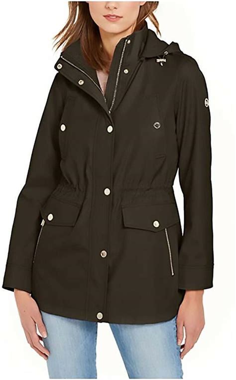 michael kors loden anorak|Michael Michael Kors Women's Hooded Anorak Jacket (XS, Dark .